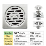 2023 Хорошие продажи и высококачественный слив для душа из нержавеющей стали