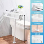 KJ-6090 Single U Landing – the Versatile Stainless Steel Plus ABS Bathroom Handrail