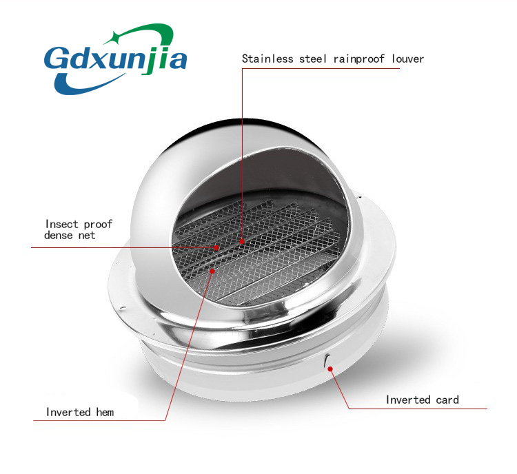 Xunjia/xinzhijia – High Quality 201 Stainless Steel Air Vents Cover with Insect Screen