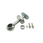 Xunjia/xinzhijia – 150mm Tall 201 Stainless Steel 25 Mm Round Tube Base Double Approach Moves Flange Seat