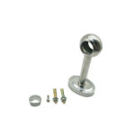 Xunjia/xinzhijia – 150mm Tall 201 Stainless Steel 25 Mm Round Tube Base Double Approach Moves Flange Seat