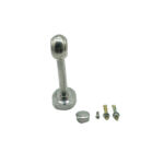 Xunjia/xinzhijia – 150mm Tall 201 Stainless Steel 25 Mm Round Tube Base Double Approach Moves Flange Seat