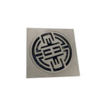 Bathroom drainage household antique nickel brushed square stainless steel floor drain