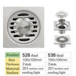 2023 Хорошие продажи и высококачественный слив для душа из нержавеющей стали