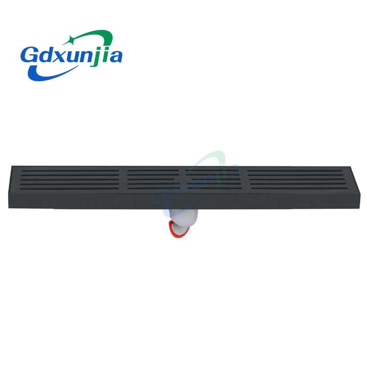 Striped Floor Drain for Efficient Bathroom Drainage