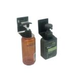 Xunjia/xinzhijia -304 Black Wall Mounted Viscose Stainless Steel Shower Bathroom Toilet Liquid Soap Rack for Shampoo Hanging Holder