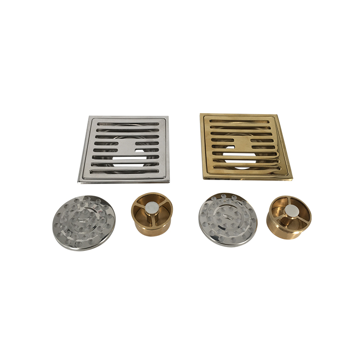 Small edge straight discharge disposable odor proof floor drain