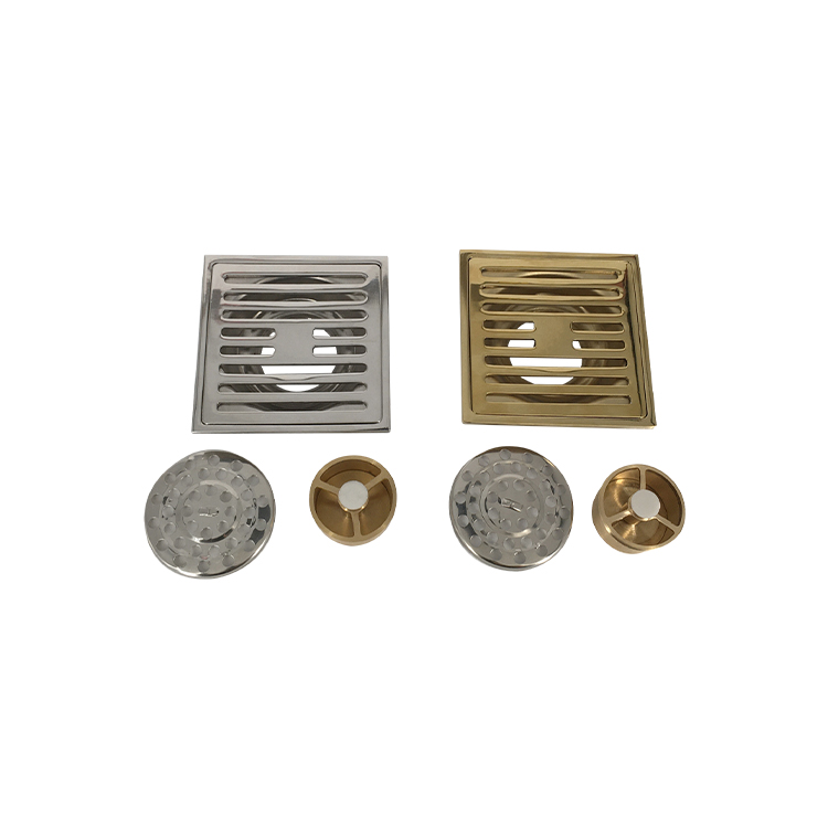 Small edge straight discharge disposable odor proof floor drain