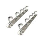 Xunjia/xinzhijia – 2023 New Modern High Quality Wall Bathroom Accessories Bathrobe Hanging 5 Hooks Stainless Steel Flat Bar Single Layer Coat Hooks