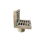 Venta al por mayor personalizada 2 Mm de espesor SUS 304 Drenaje de piso con entrada de pared de acero inoxidable en forma de L
