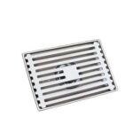 Chinese Supplier Anti-odor Bathroom Shower Square 201 Stainless Steel Floor Drain