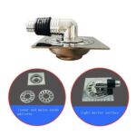 Factory Direct Sale 3 Mm de espessura 201 Stainless Steel Linear Floor Drain with Plastic Elbow Washing Machine Hose Connector Set