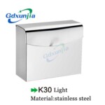 Xunjia/xinzhijia – Logo Custom Thickened Luxury K30 Aluminum Metal Square Car Tissue Box Bracket
