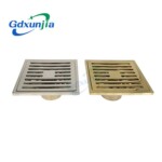 Small edge straight discharge disposable odor proof floor drain