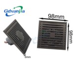 Verdickter Bodenablauf aus geruchshemmendem, grauem Edelstahl