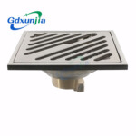 Stainless steel floor drain bathroom with multiple specifications of odor proof single and double floor drains.