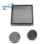 Hidden thickened stainless steel floor drains, different sizes can be customized