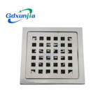 Grid stainless steel floor drain can be produced in different colors.