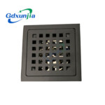 Grid stainless steel floor drain can be produced in different colors.
