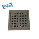 Grid stainless steel floor drain can be produced in different colors.