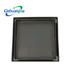 Hidden stainless steel floor drain, ceramic tile floor drain of different colors.